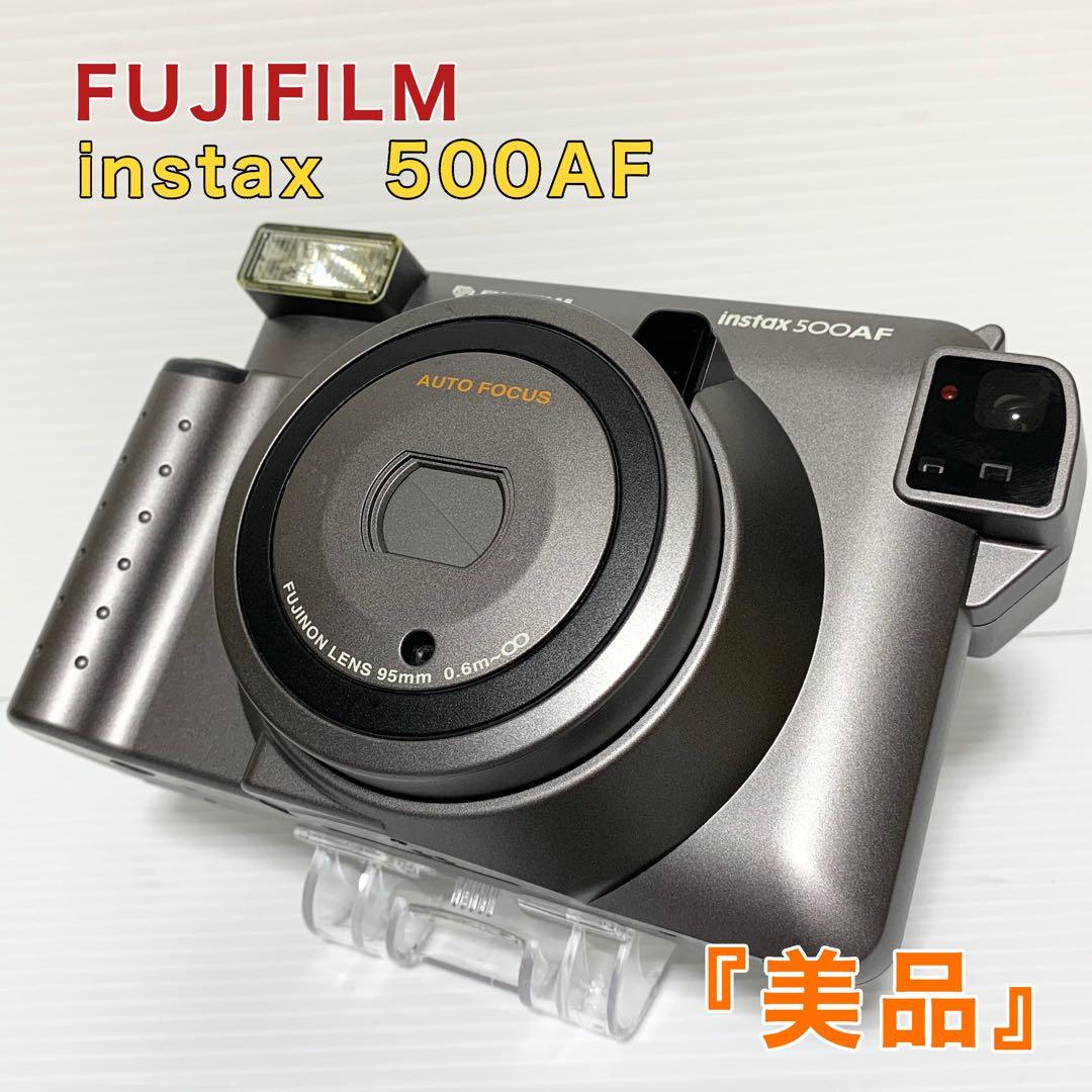希少 富士フイルム FUJIFILM instax 500AF フィルムカメラ