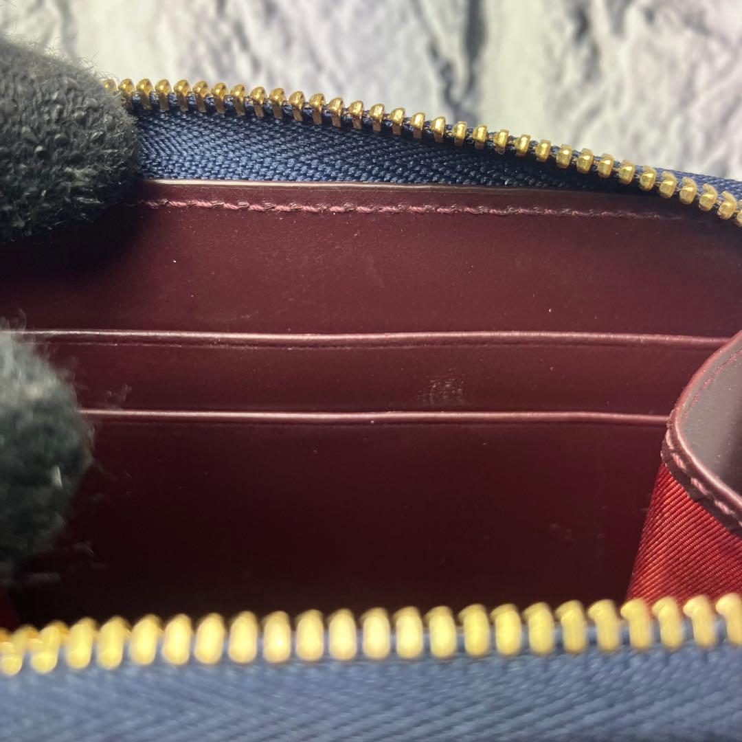 極美品✨スマイソン ラウンドファスナー パナマ サフィアーノレザー ケース