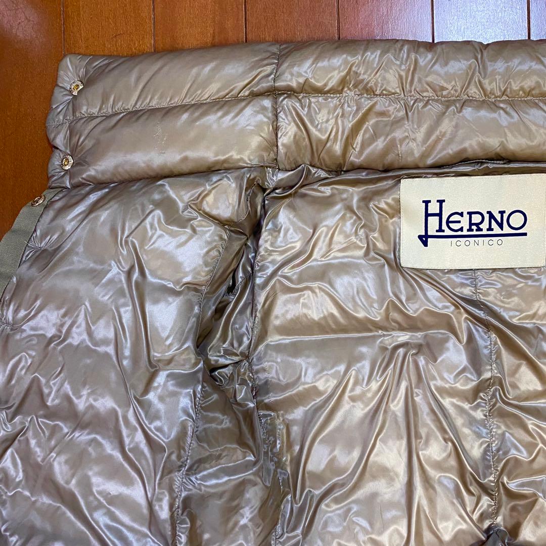 値下げ！HERNO ヘルノ ICONICO アメリア グレージュ 36