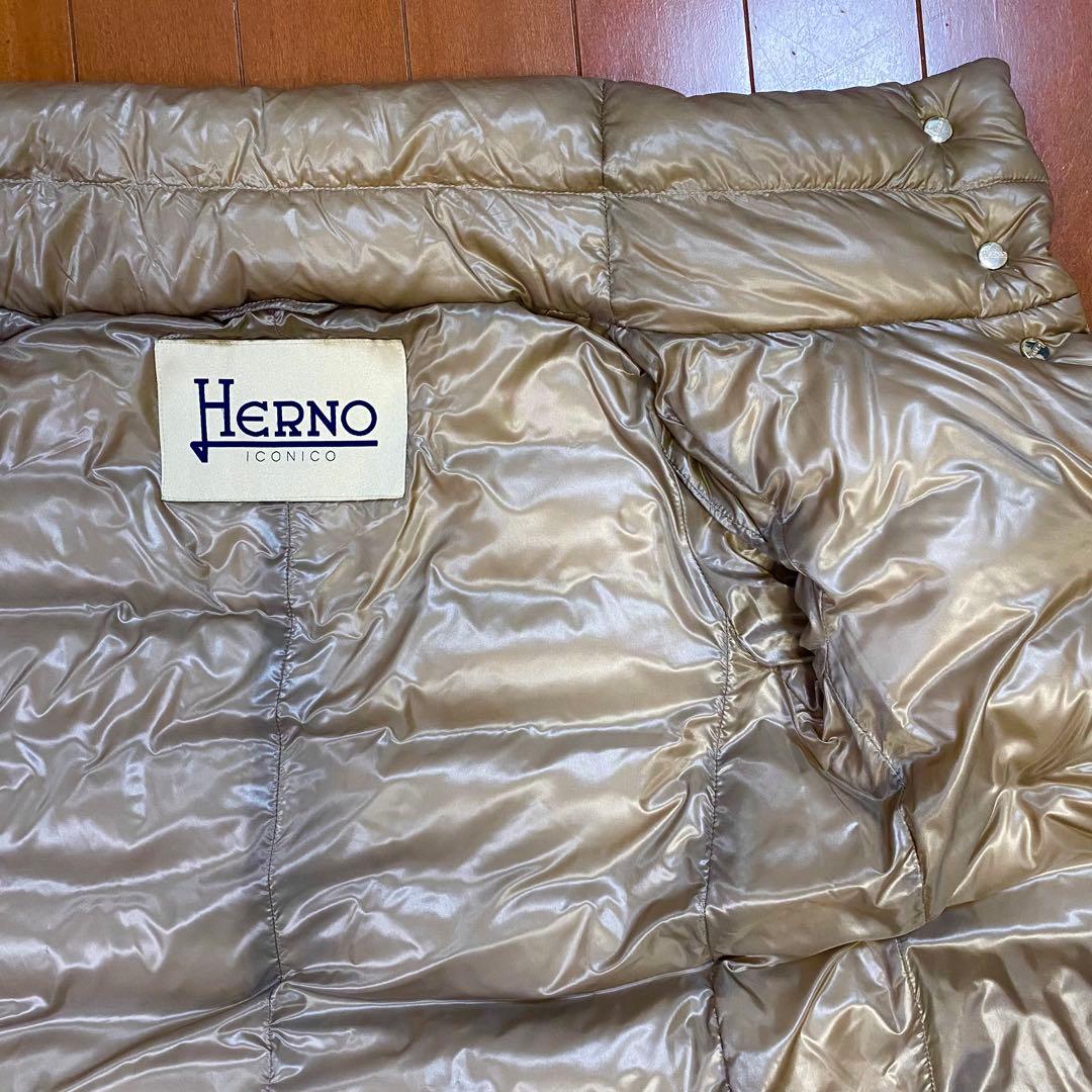 値下げ！HERNO ヘルノ ICONICO アメリア グレージュ 36