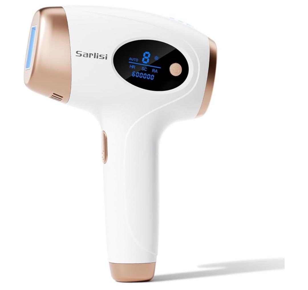 Sarlisi 脱毛器 無痛脱毛 自動照射 60万発9段階 全身適用 vio対応