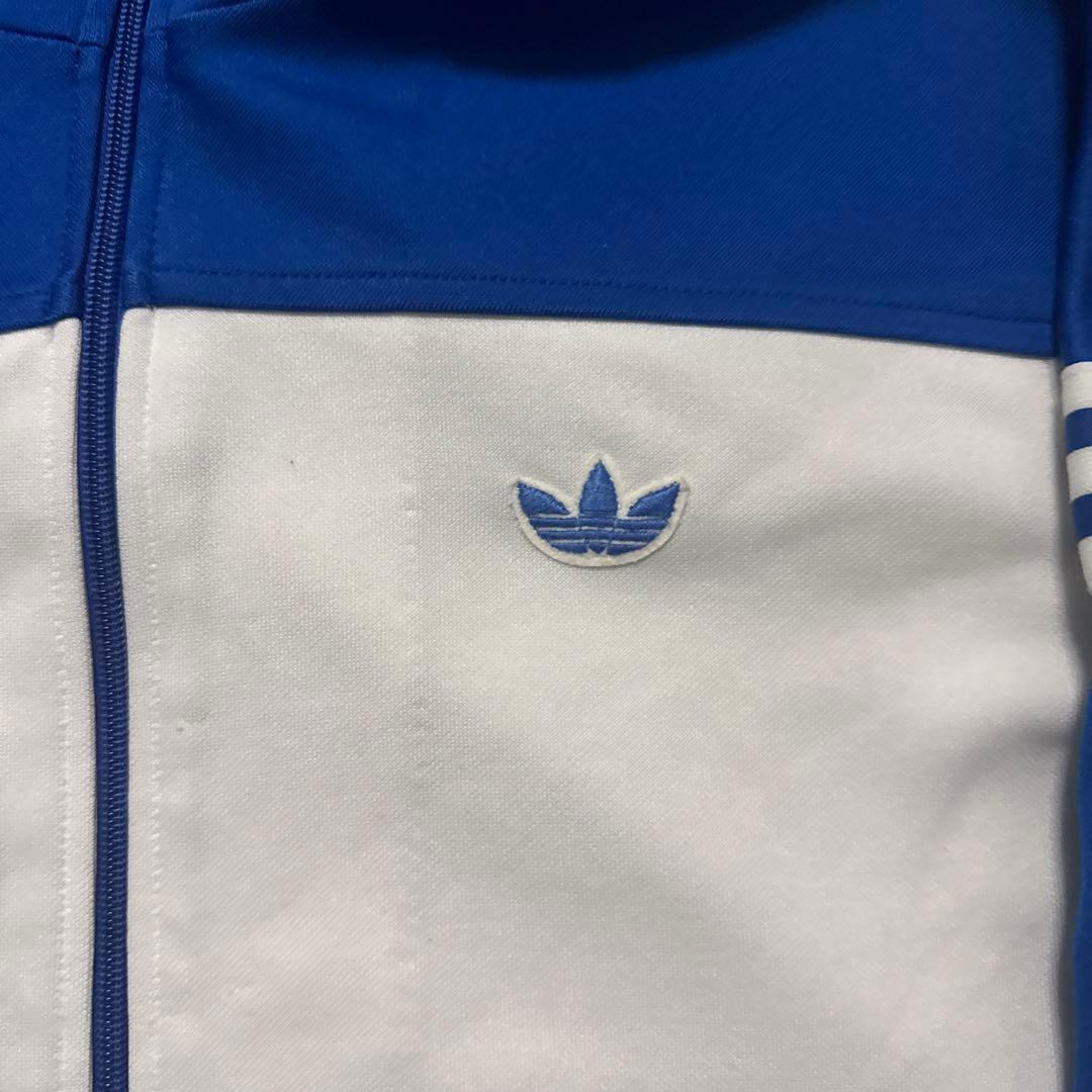 私*店様 adidas 西ドイツ製 トラックジャケット 青白
