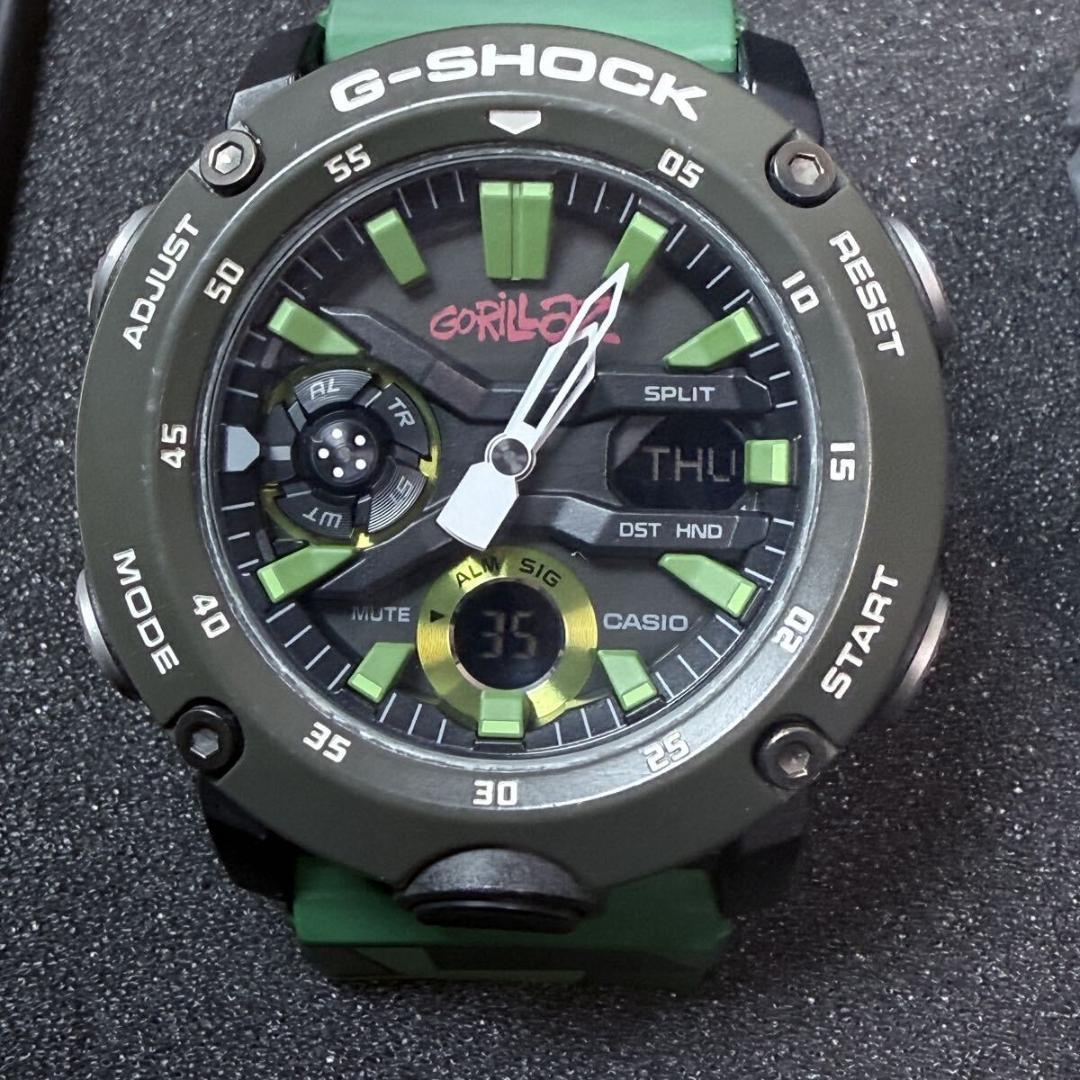 電池交換済 G-ショック×Gorillaz コラボ GA-2000GZ-3AJR