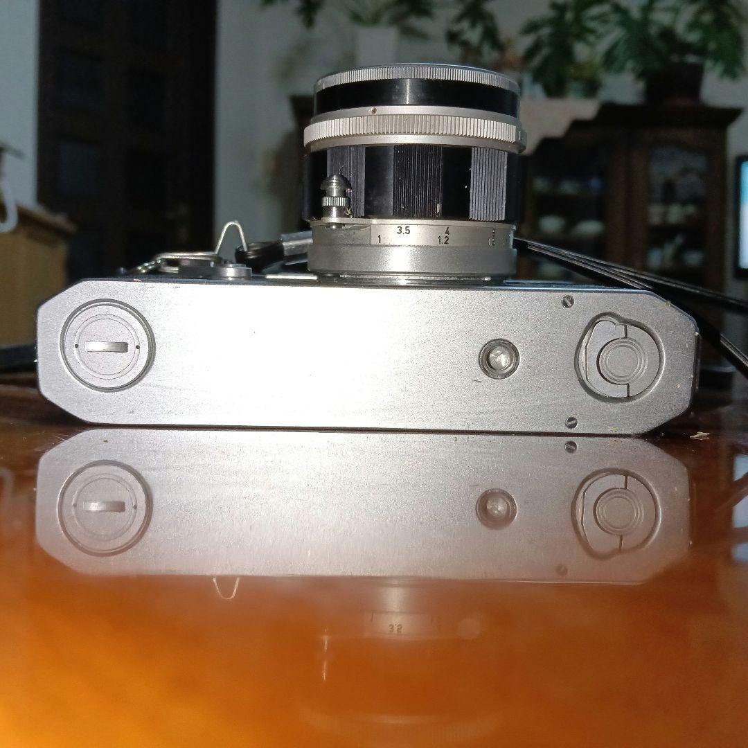 キャノン７Ｓ　50mm f/1.4 レンズ　純正レザーケース付き