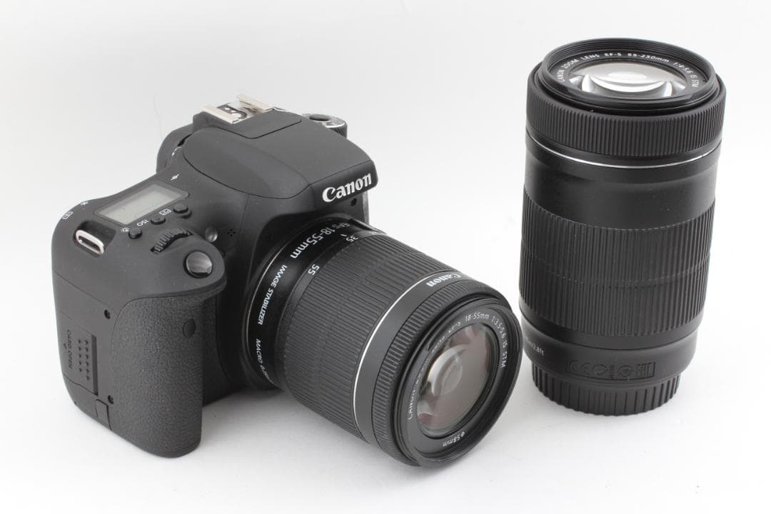 Canon EOS 8000D 18-55 55-250mm デジタルカメラ