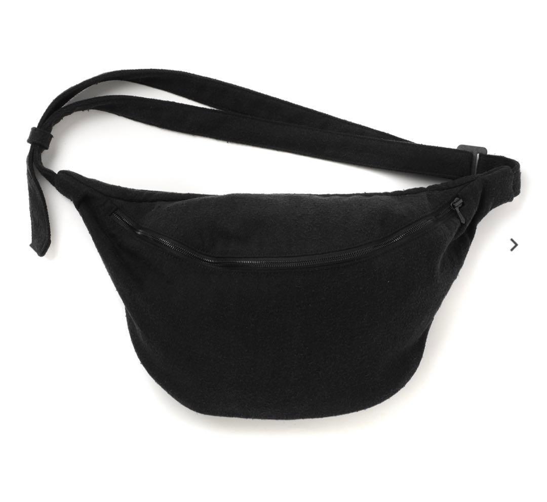 参考定価約37400円 25SS COMOLI シルクネップ ウエストバッグ