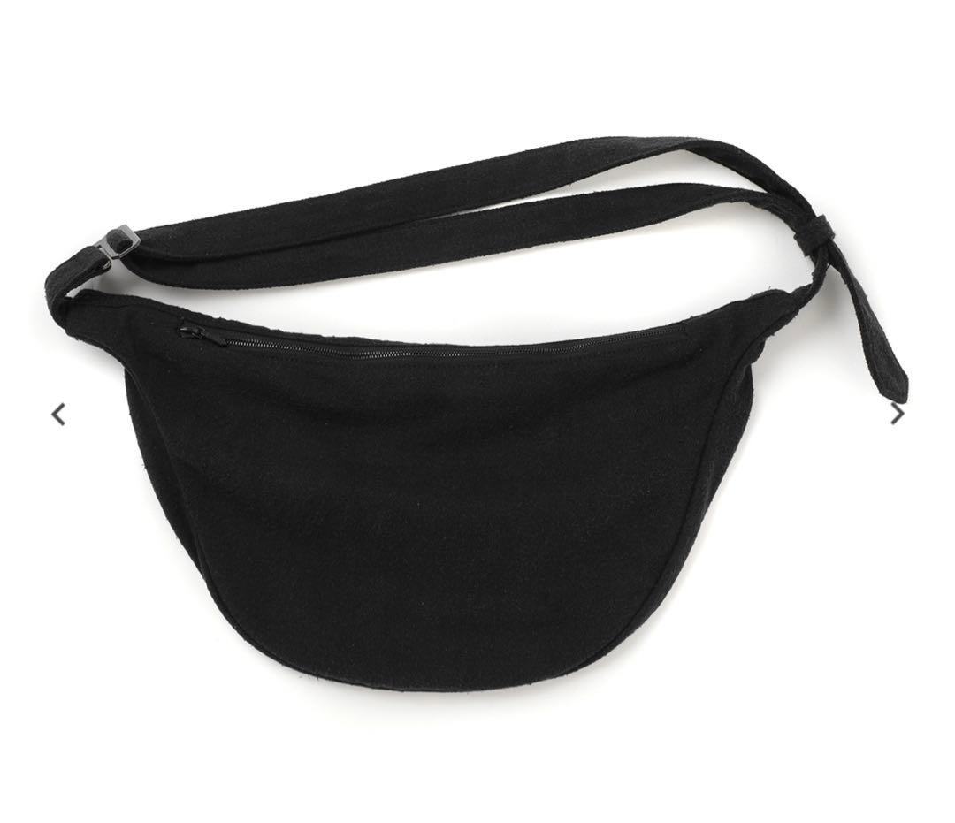 参考定価約37400円 25SS COMOLI シルクネップ ウエストバッグ