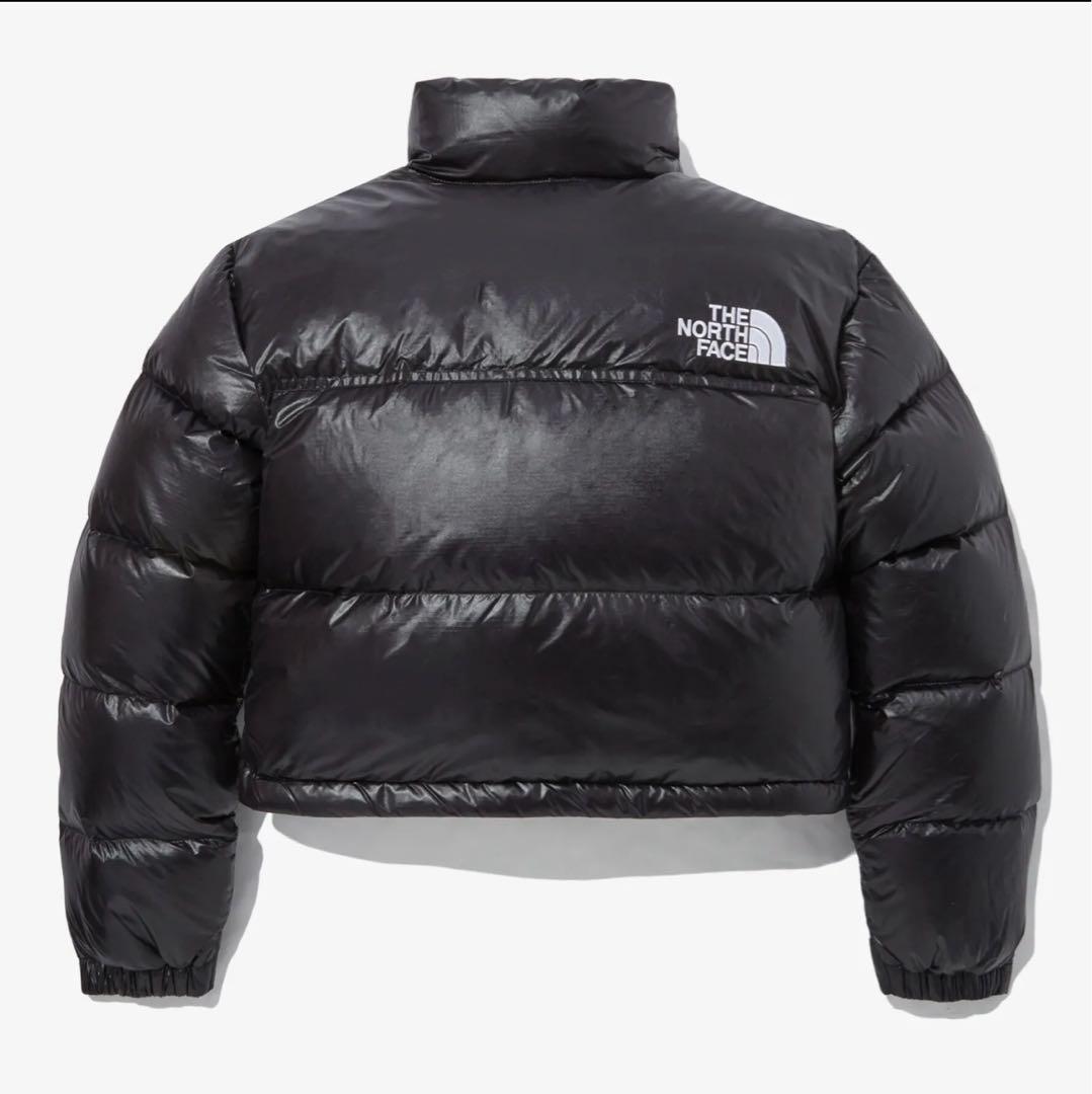 THE NORTH FACE ブラック クロップドダウンジャケット