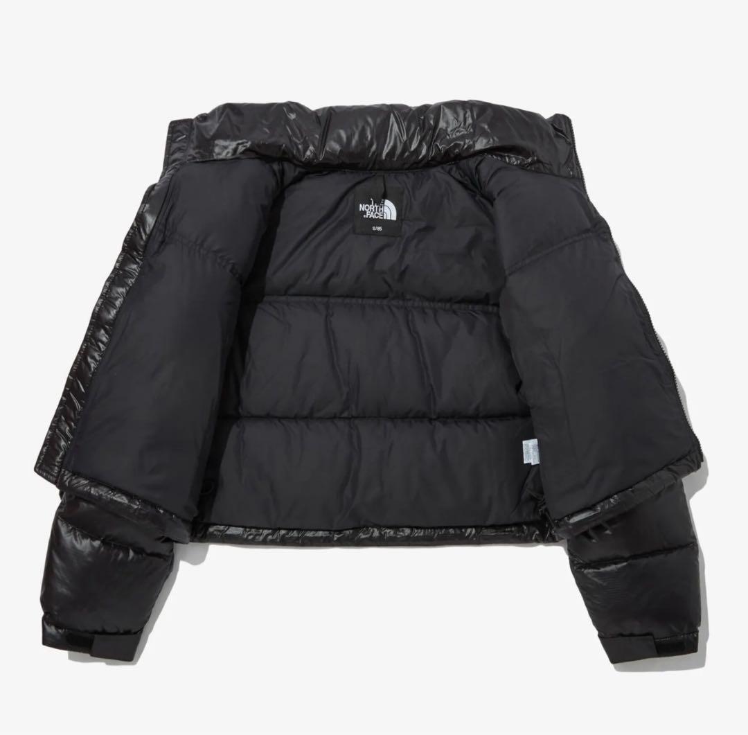 THE NORTH FACE ブラック クロップドダウンジャケット