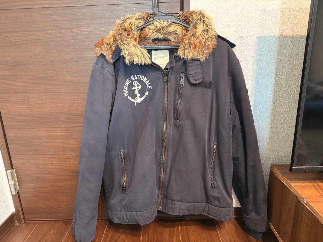 こ*め様 【希少XL】HOUSTON ヒューストン フレンチネイビー デッキジャ