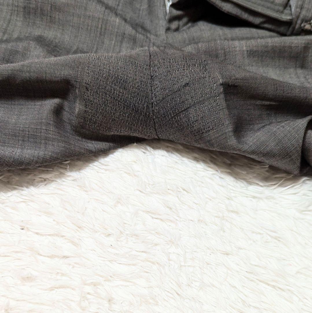 ニューヨーカー シルク混 スーツ セットアップ 洗える 4L チャコールグレー