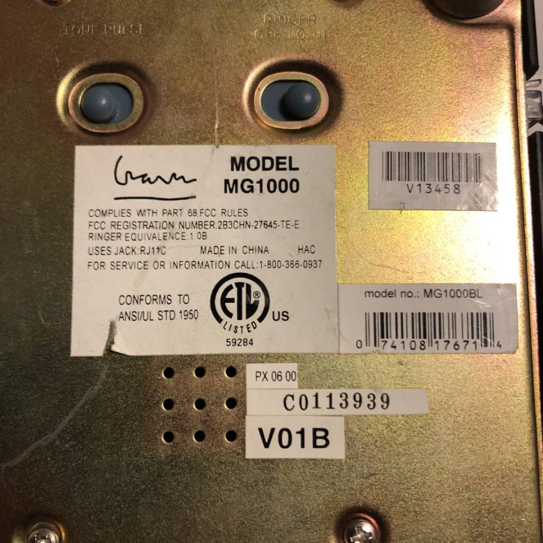 ビンテージ★マイケル グレイブス　デザイン 電話機 MG1000★