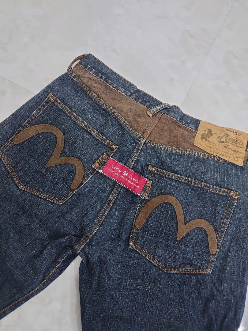 EVISU PARIS ビンテージデニム 36×34 当時物　エビスジーンズ