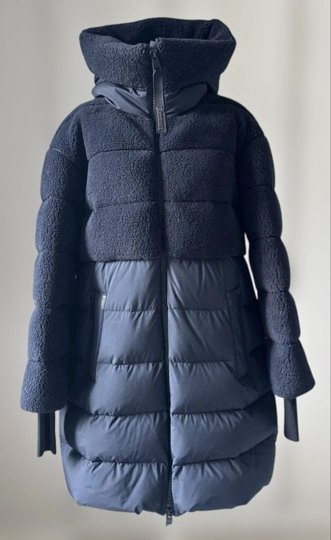 L*o様 HERNOネイビー フード付き ロングダウンジャケット⭐︎ハンガー付