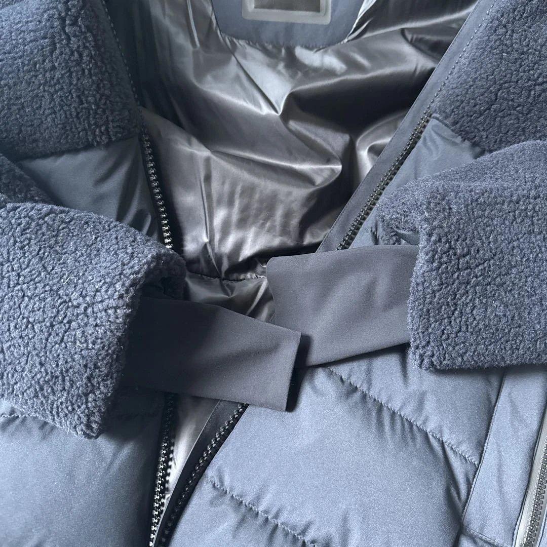 L*o様 HERNOネイビー フード付き ロングダウンジャケット⭐︎ハンガー付