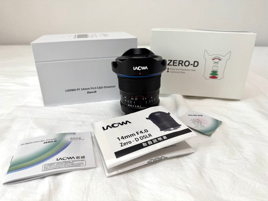 LAOWA FF 14mm F4.0 Zero-D レンズ ニコンF