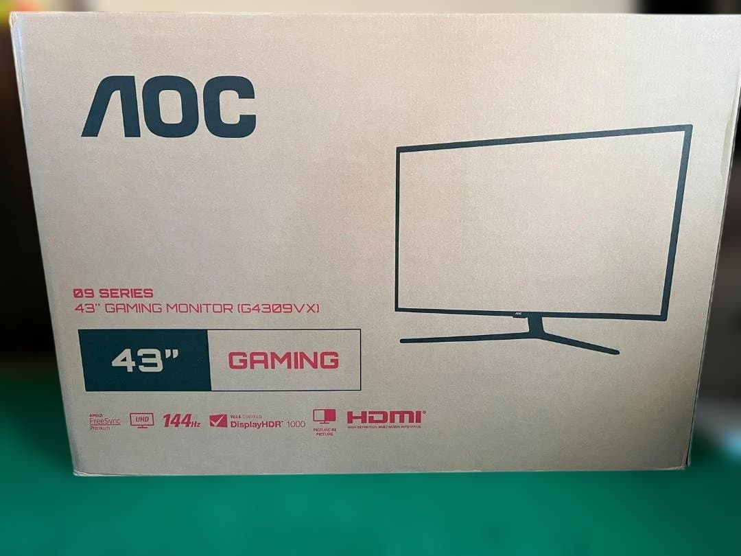 AOC G4309VX/D/11 42.5インチ ゲーミングモニター