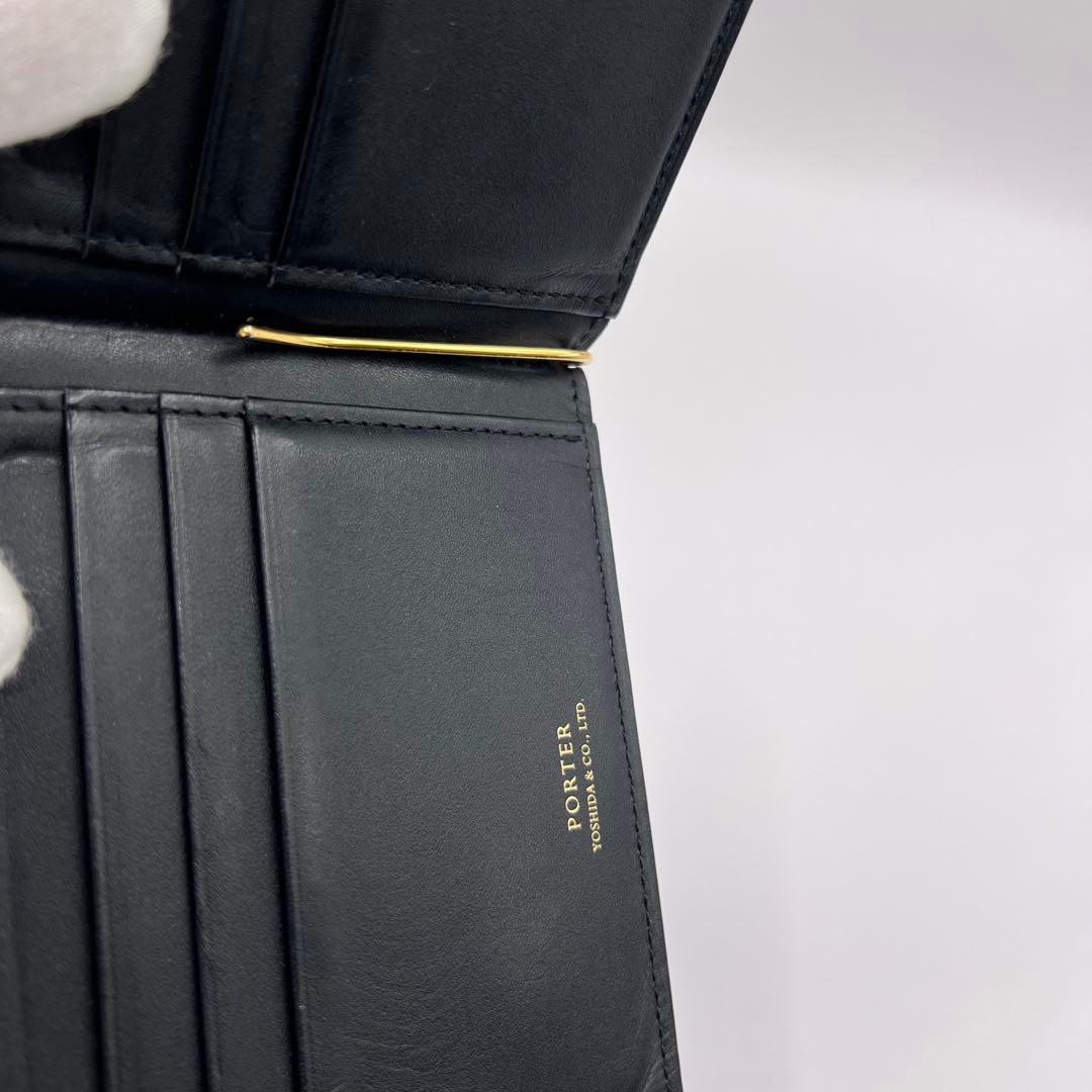 【希少品】 PORTER ビルブライドル　コードバン　マネークリップ　二つ折り