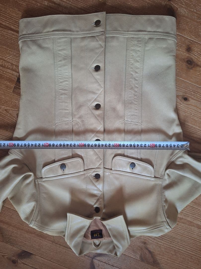 オ*ー様 Lee LeatherJKT ベージュ