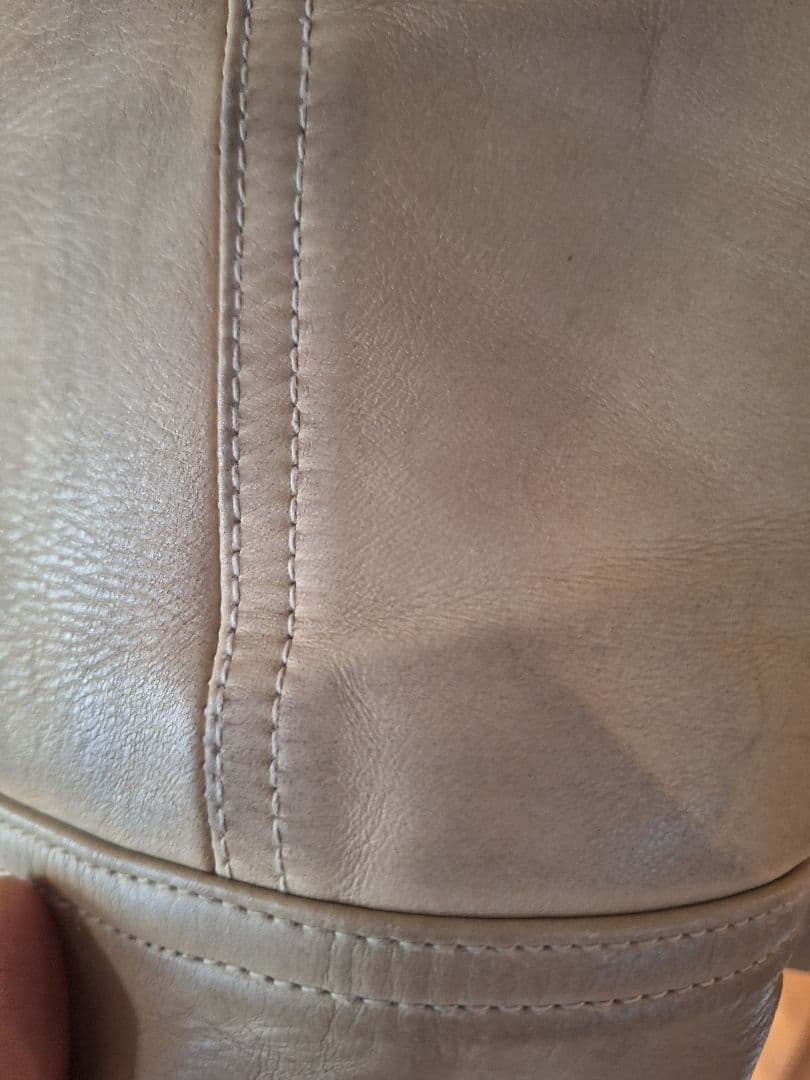 オ*ー様 Lee LeatherJKT ベージュ