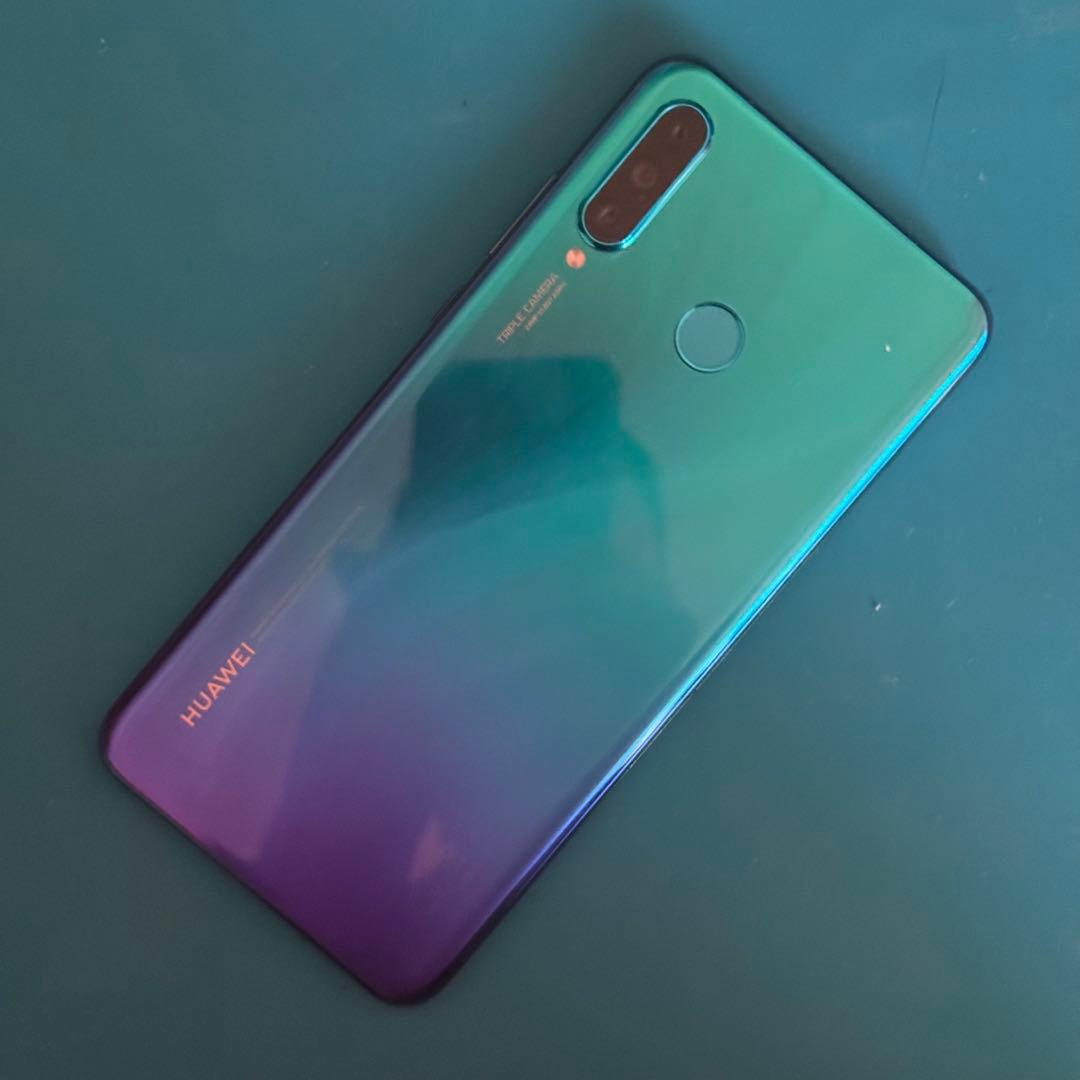 かなり綺麗　HUAWEI P30 Lite ブルー 本体