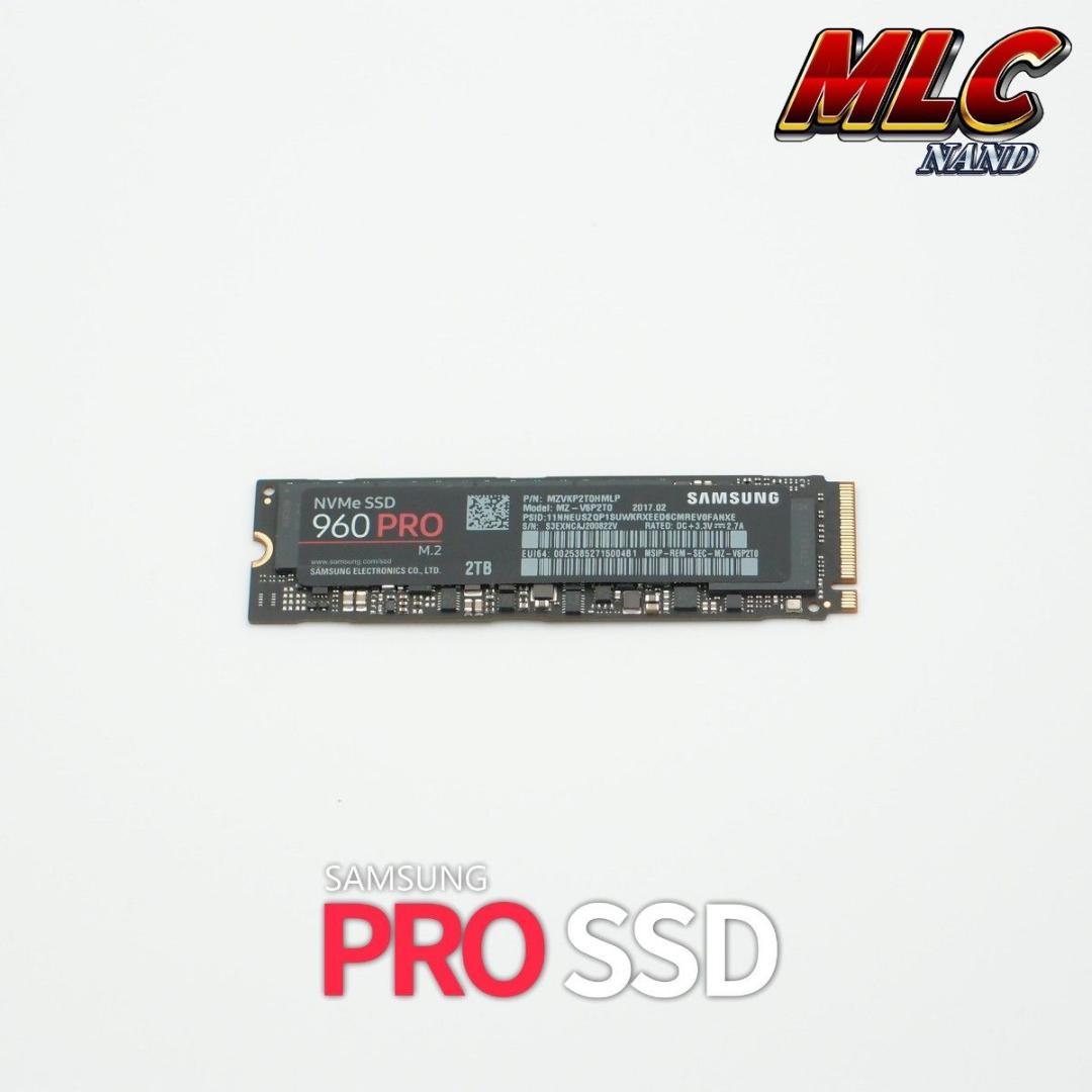 Samsung 960 PRO 2TB 高耐久SSD MLC M.2 NVMe