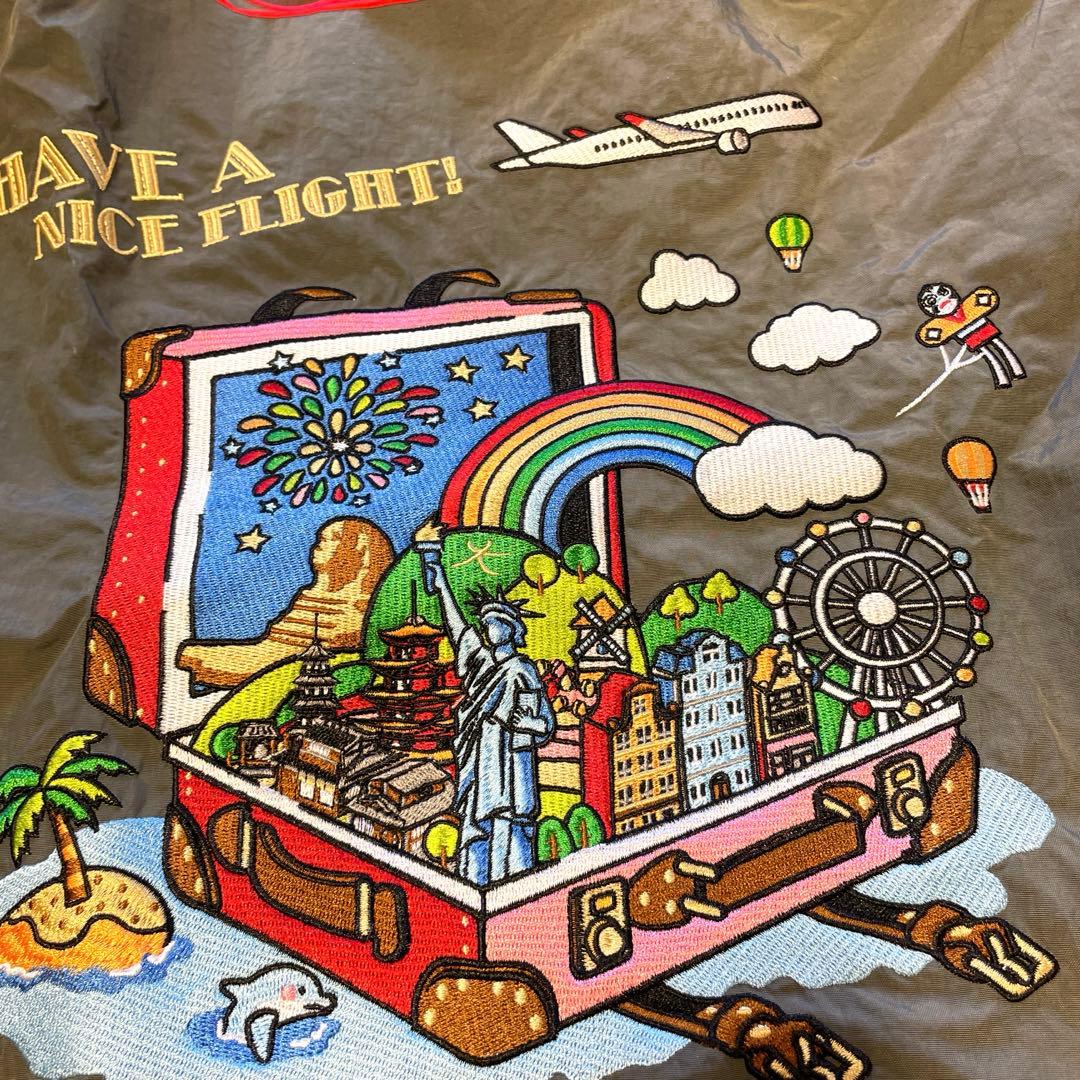 JALボールアンドチェーン、スーツケースデザイン エコバッグ