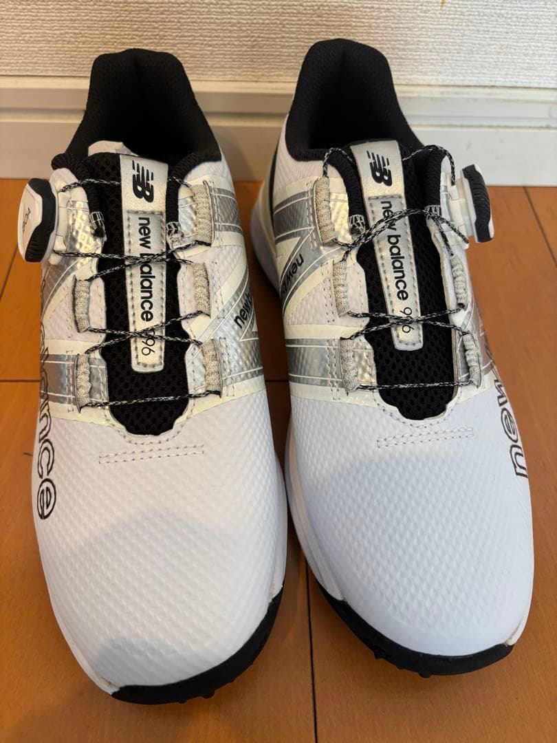 未使用‼️New Balance ゴルフシューズ 女性用 ホワイト　22.5cm