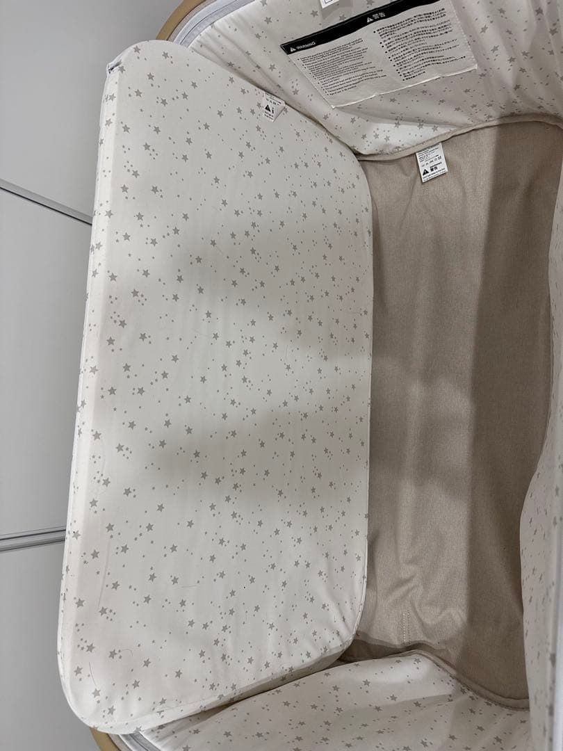 HZDMJベビーベッド(ベージュ)