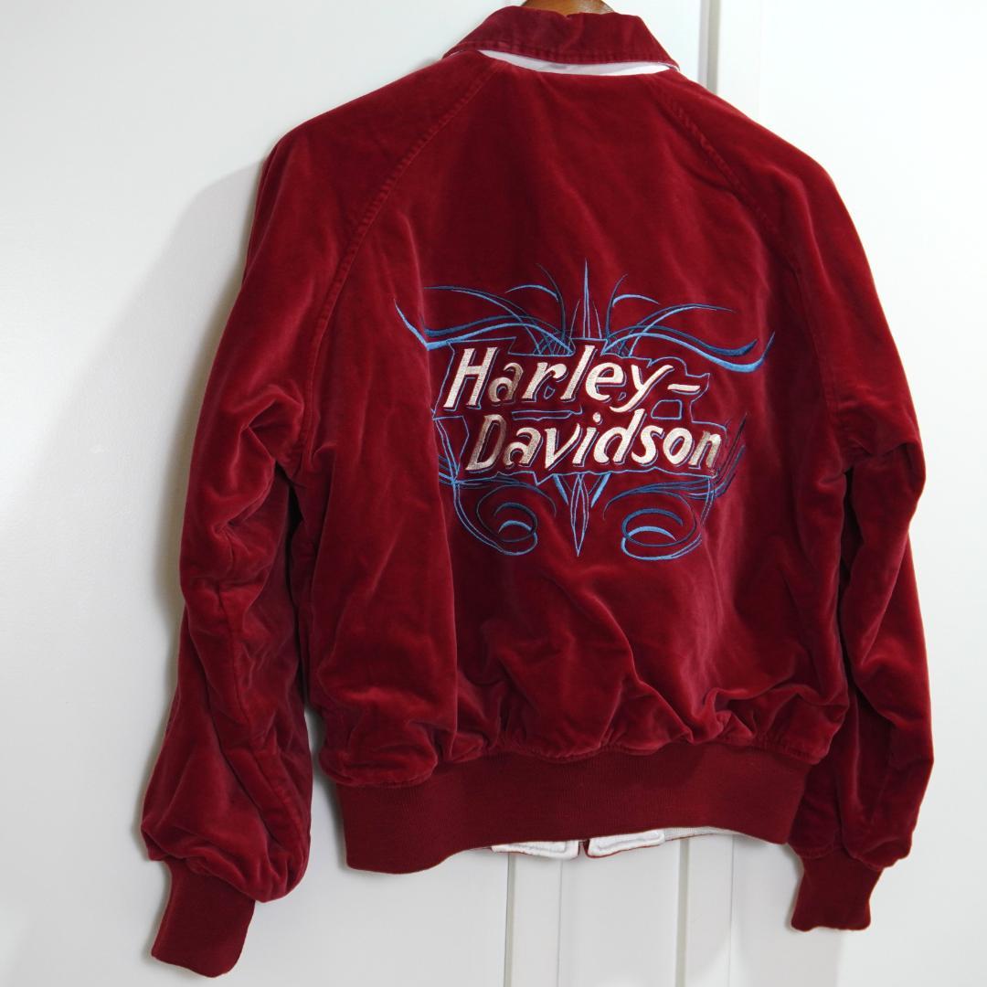 ■Harley-Davidson■ハーレダビッドソン　ベロアジャケット　ブルゾン