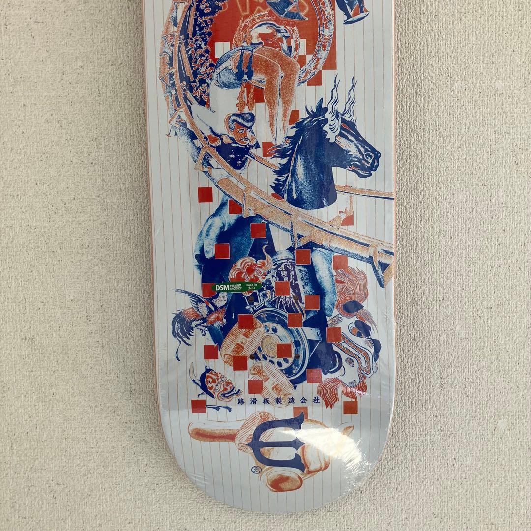 evisen スケートボート　デッキ　9インチ　壁掛けワイヤー希望あればあげます