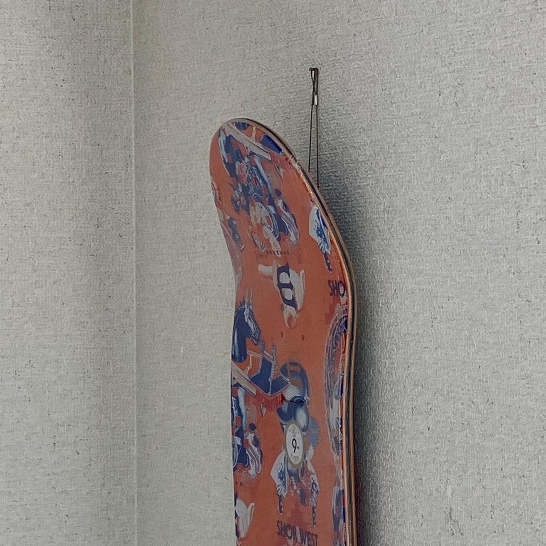 evisen スケートボート　デッキ　9インチ　壁掛けワイヤー希望あればあげます