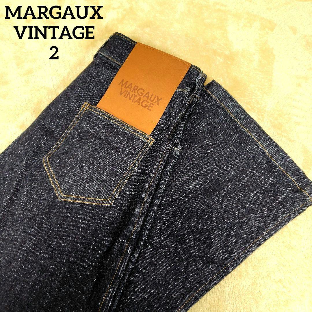 未使用級 MARGAUX VINTAGE 2025AW ワンウォッシュ デニム