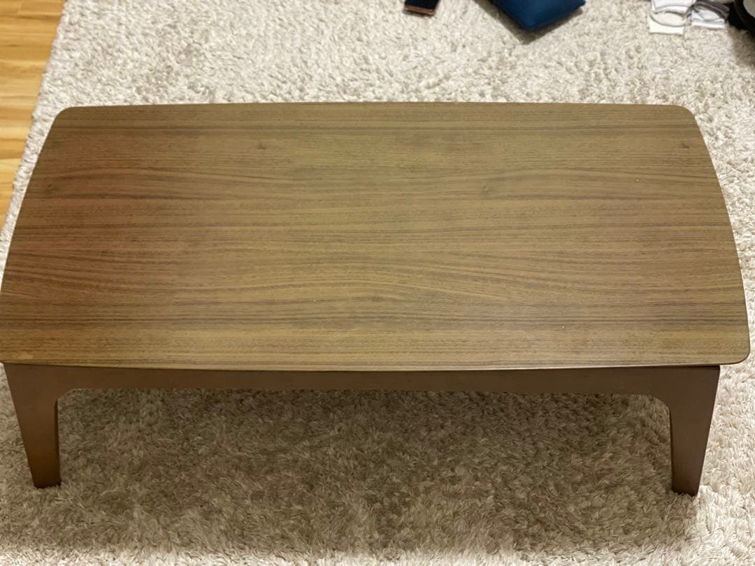 ニトリ 木製こたつテーブル 105cm長方形 ブラウン 毛布付き