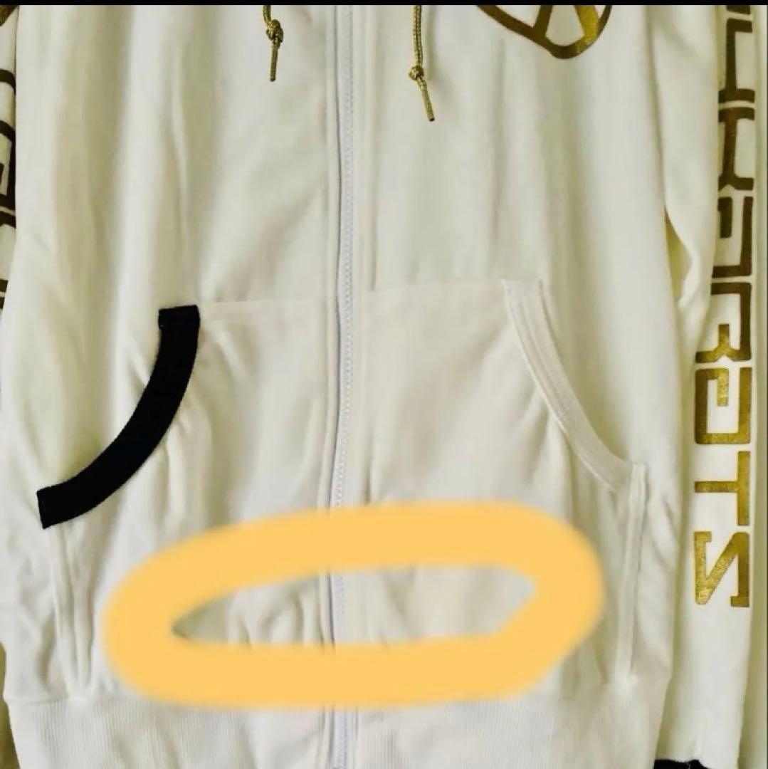 【24KARATS】2007年初期 ベロア素材セットアップ　ホワイトLサイズ