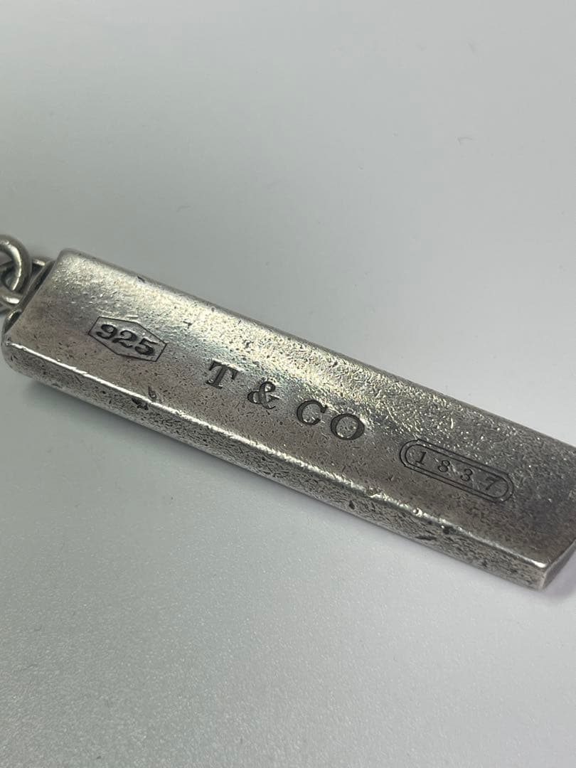 TIFFANY&Coキーリング 1837 ナロー バー シルバー925