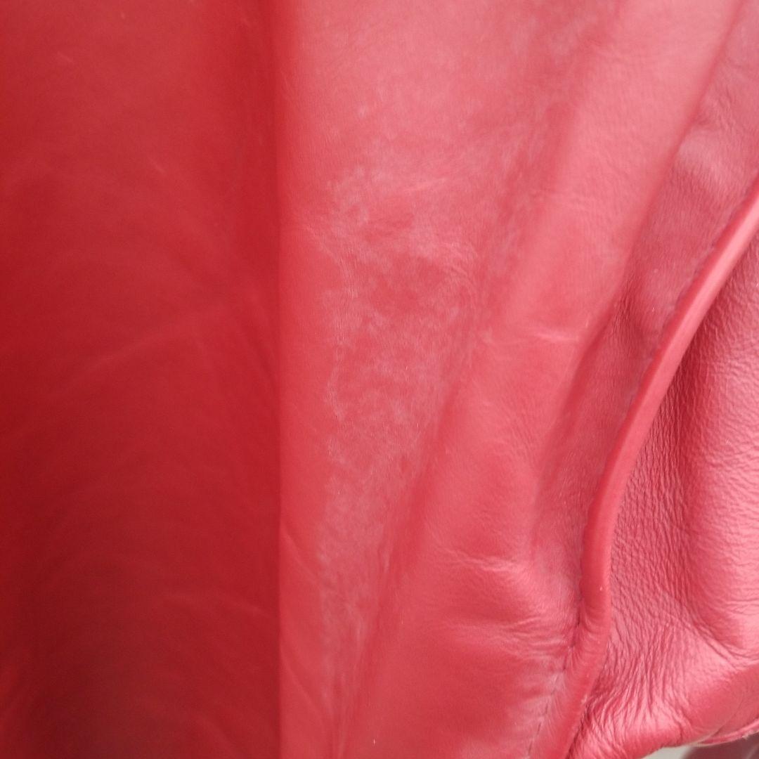 Schott 赤 レザー ライダースジャケット　641 XL