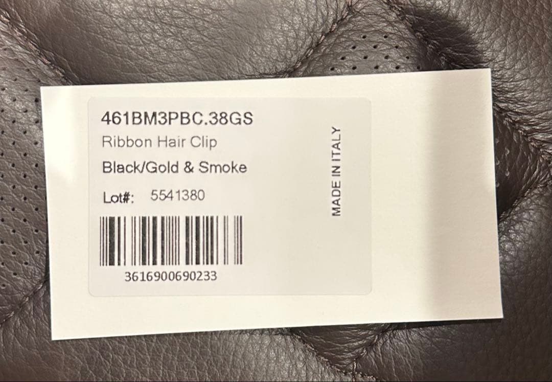 CELINE ルソワール リボン ヘアクリップ　バレッタ