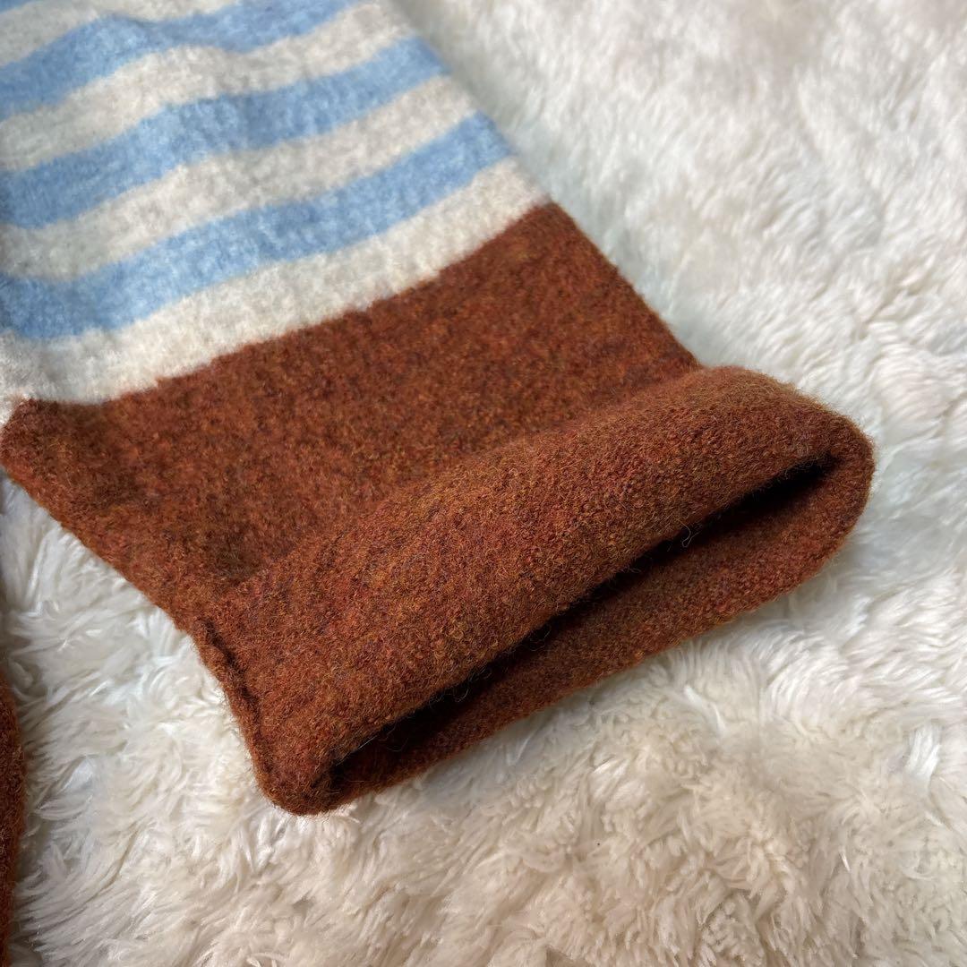 美品✨45rpm 縮絨ニットのビッグチュニック 定価42900円