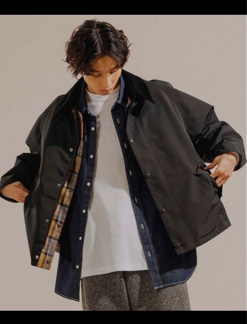 最終価格　Barbour バブアー　別注　リバーシブルブルゾン　size38