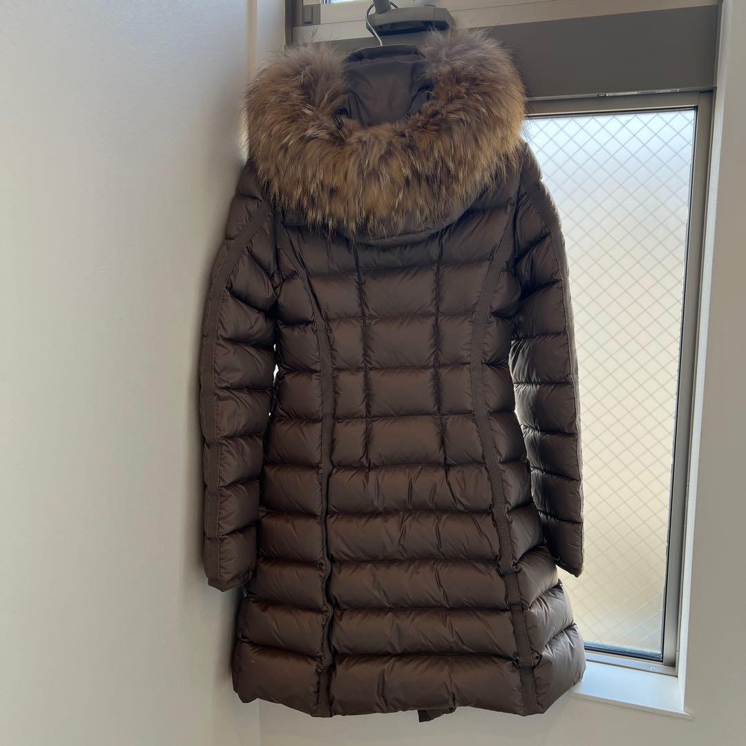 MONCLER ブラウン ロングダウンジャケット　サイズ00