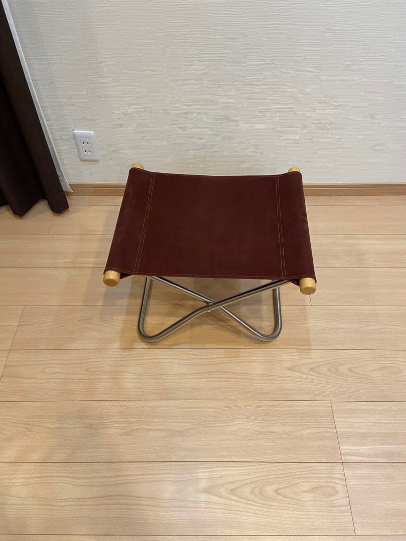 Nychair X ニーチェアエックス+オットマン　ナチュラル×バーガンディ