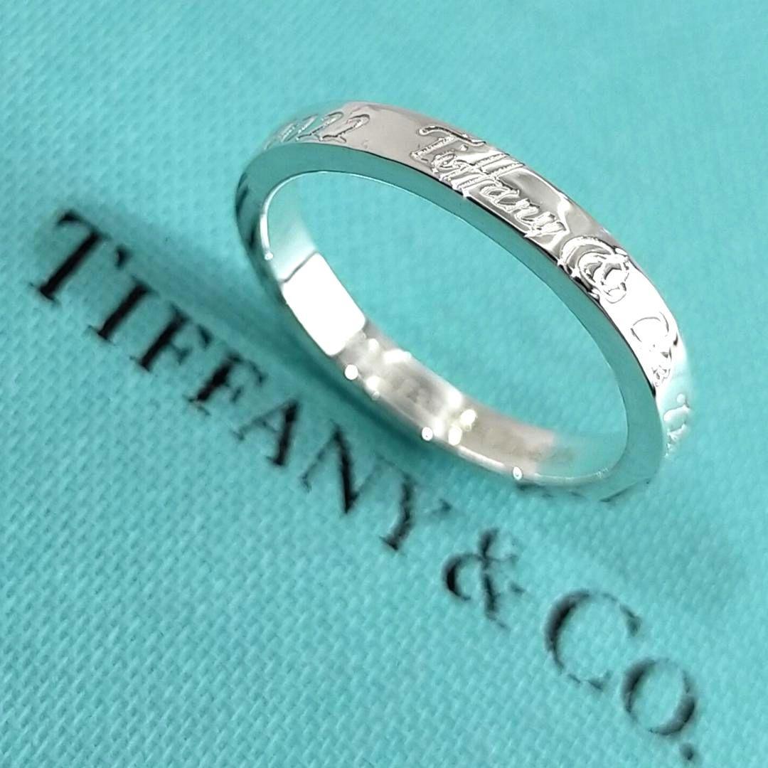★SALE★【ティファニー】ノーツ　ナロー　リング　１３号　2609