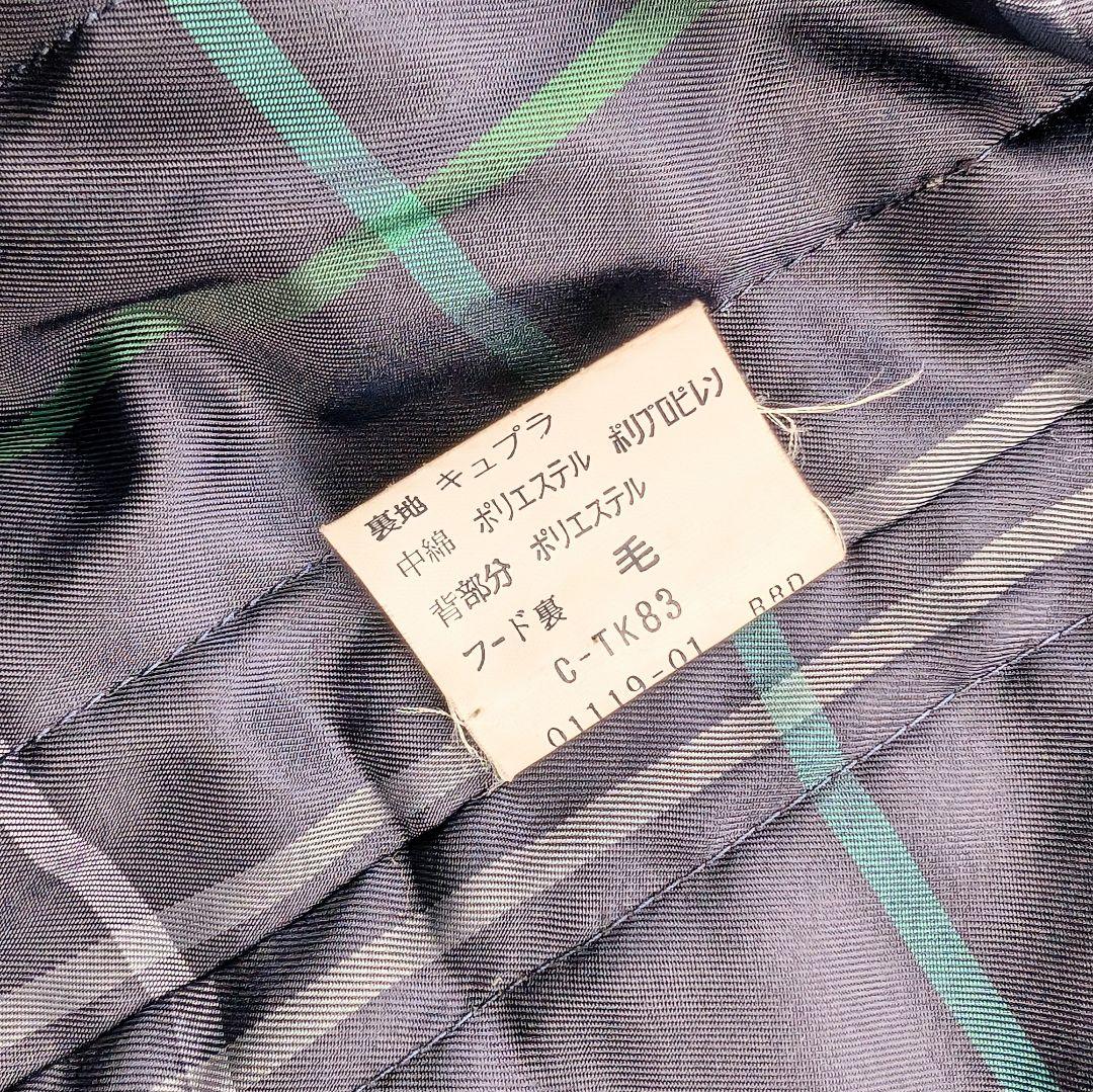 Burberrys バーバリーズ ウールダッフルコート ペンチェック フード付き