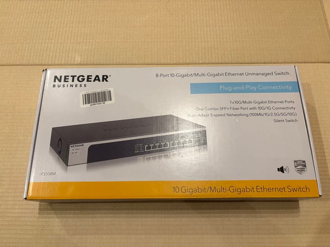 XS508M ネットギア10Gスイッチングハブ