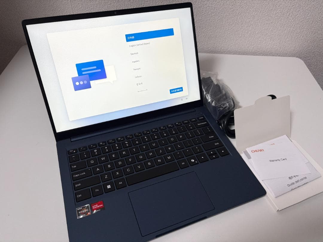 【美品】CHUWI CoreBook Air/Ryzen5/16/512/1kg