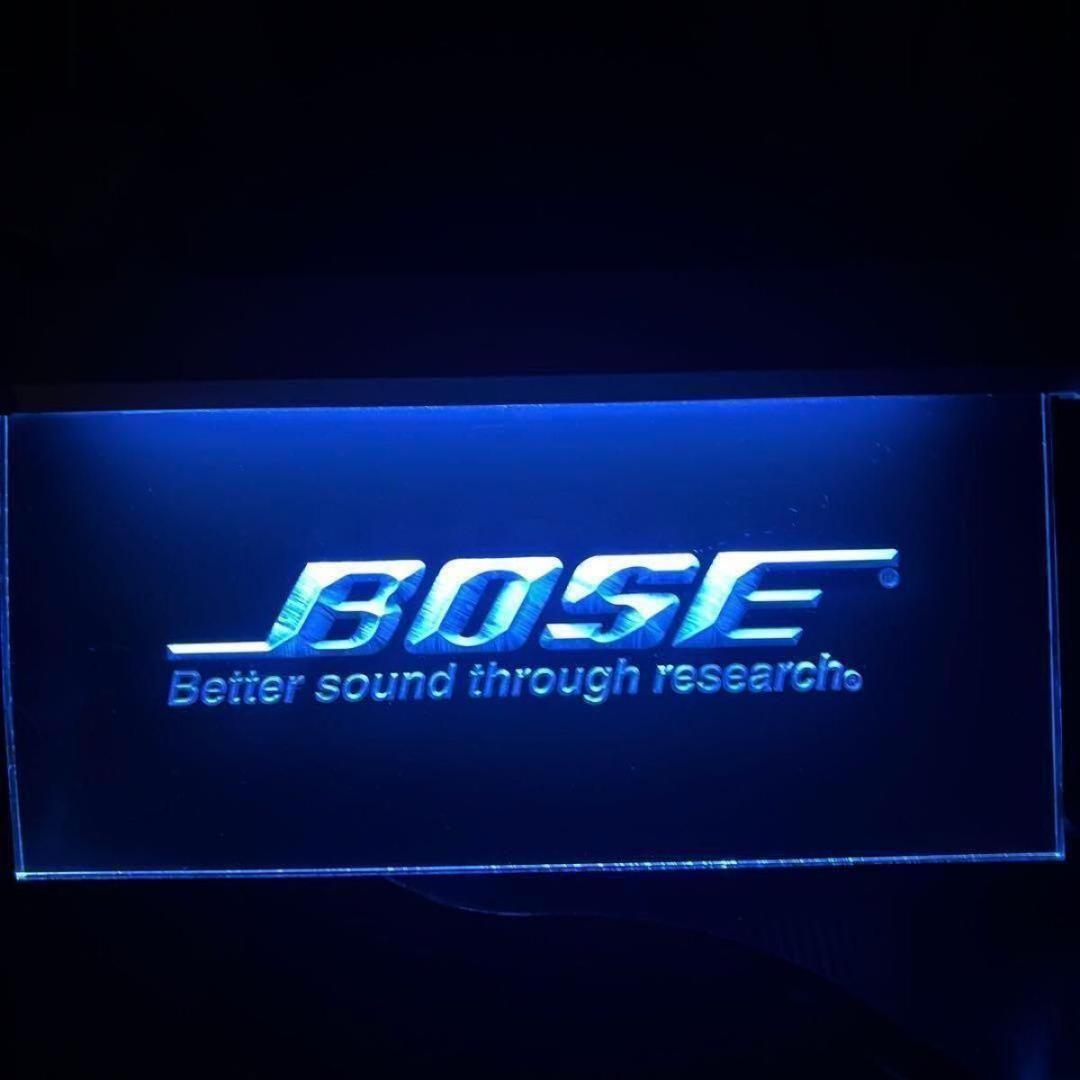【希少】BOSE ネオンライト ブルー　ネオンサイン アクリル製