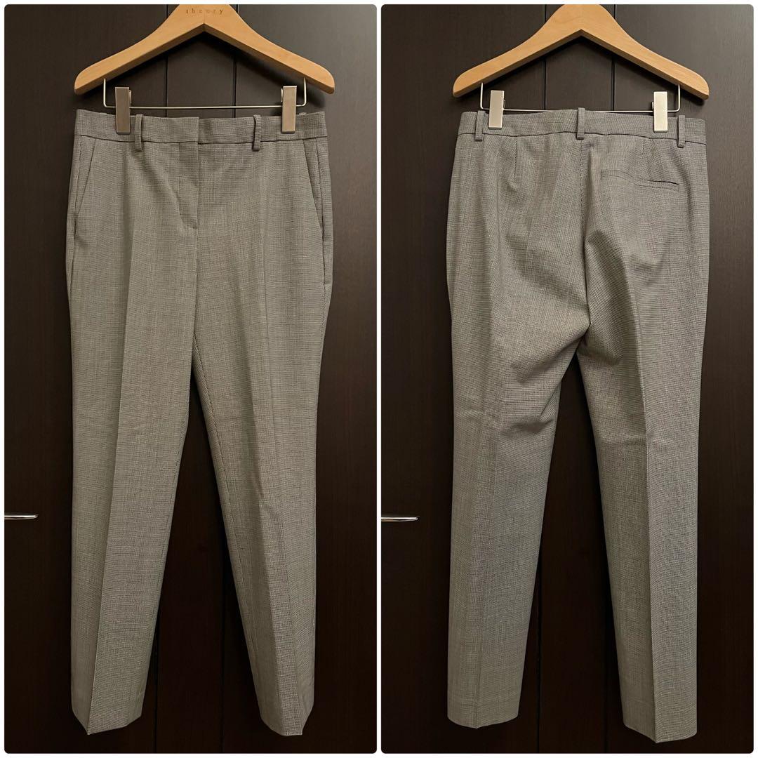 theory traceable ハウンドトゥース　千鳥格子パンツスーツ