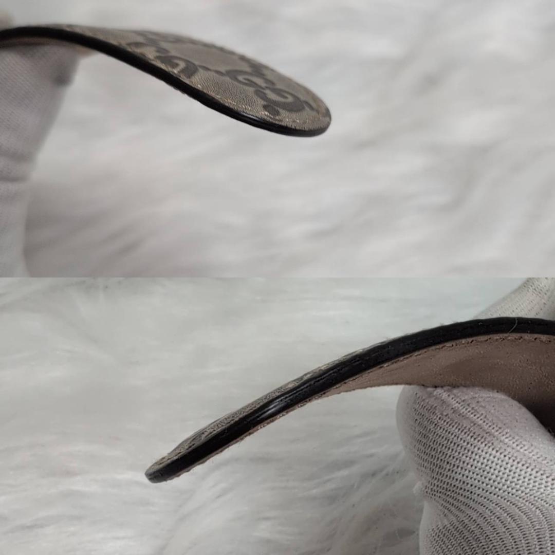 【極美品】 GUCCI グッチシマ レザー ベルト ゴールド インターロッキング