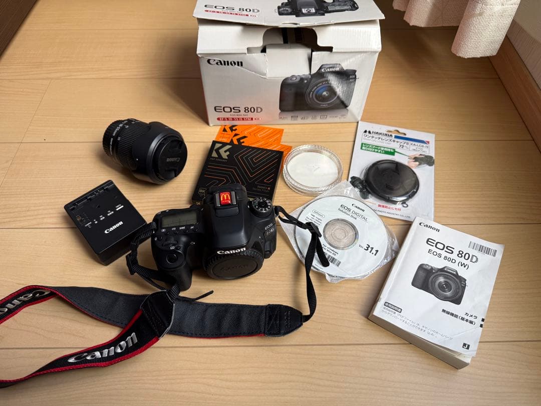 【極美品】Canon EOS 80D ★シャッター数1万回！